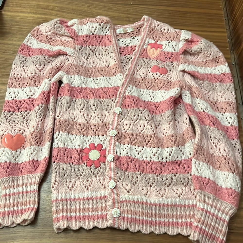 Love shack fancy button down sweater